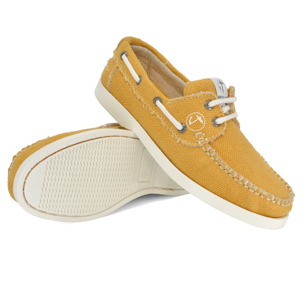 Women Hemp & Vegan Boat Shoe Saharun - Navella