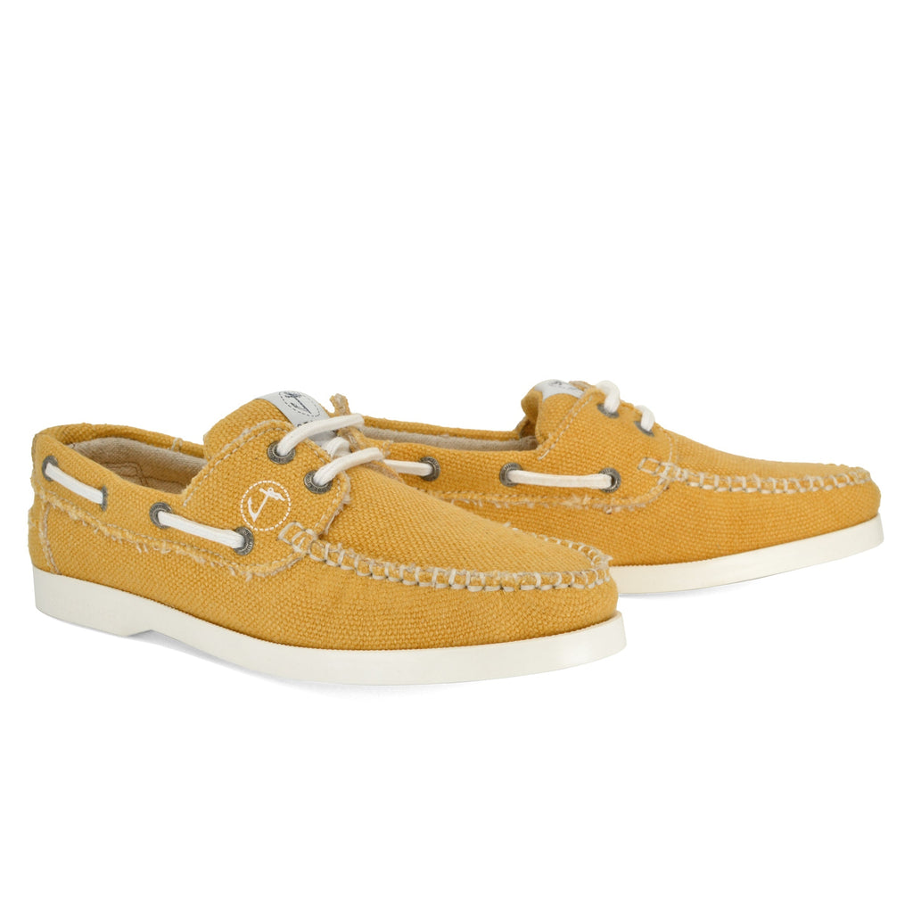 Women Hemp & Vegan Boat Shoe Saharun - Navella